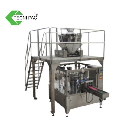 Empacadora Automática Para Envase Doy Pack Con Zipper Modelo TRP8-200Z